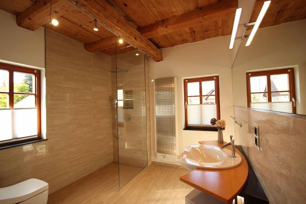 Komfort-Ferienwohnung "Zur Schmiedebruecke" Großschönau Εξωτερικό φωτογραφία